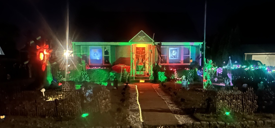 This is Halloween in Cranston, Rhode Island