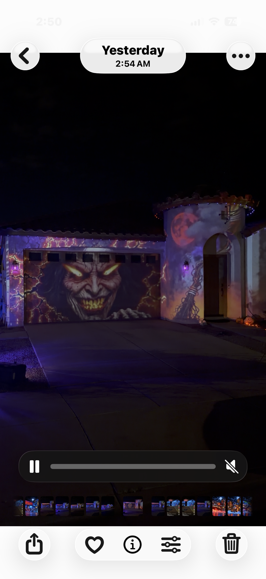 🎃 Sentiero’s Spooktacular Halloween Projection Mapping Displ in Queen Creek, Arizona