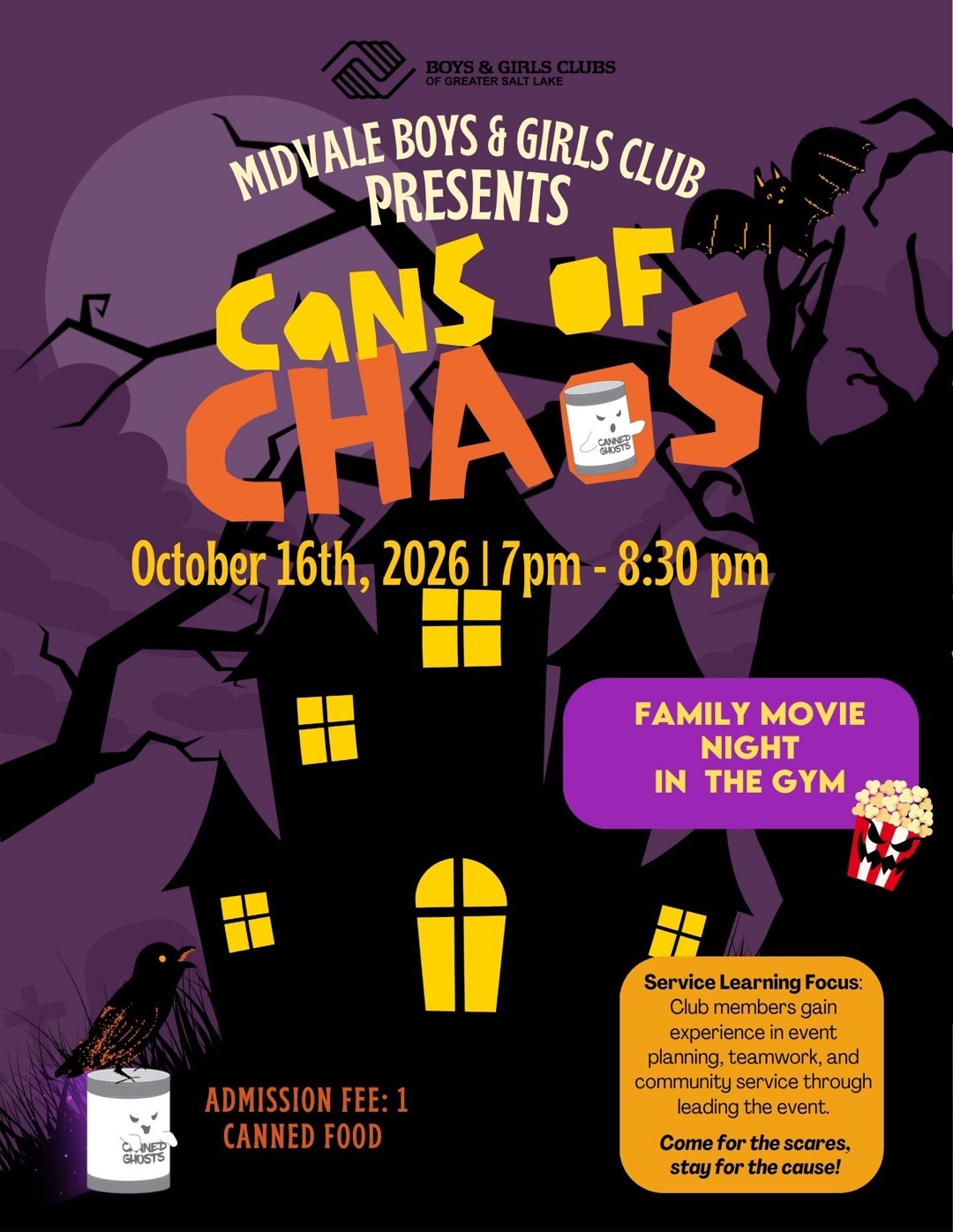 Cans Of Chaos - One Night Only!