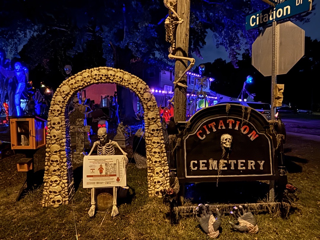 Citation Cemetery! Halloween Haunt in Virginia Beach, Virginia