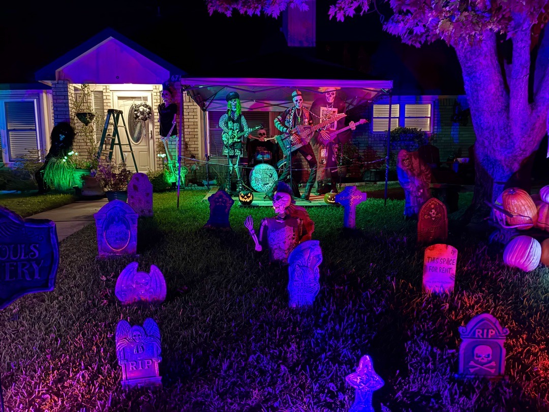 The Wilks Family Cemetery Halloween Haunt in Rowlett, Texas