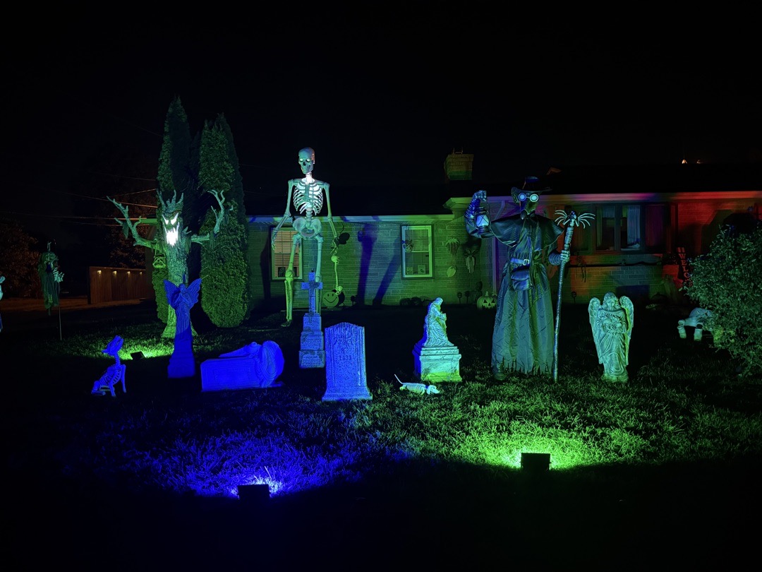 Princeton Street Halloween Display in Martinsburg, West Virginia