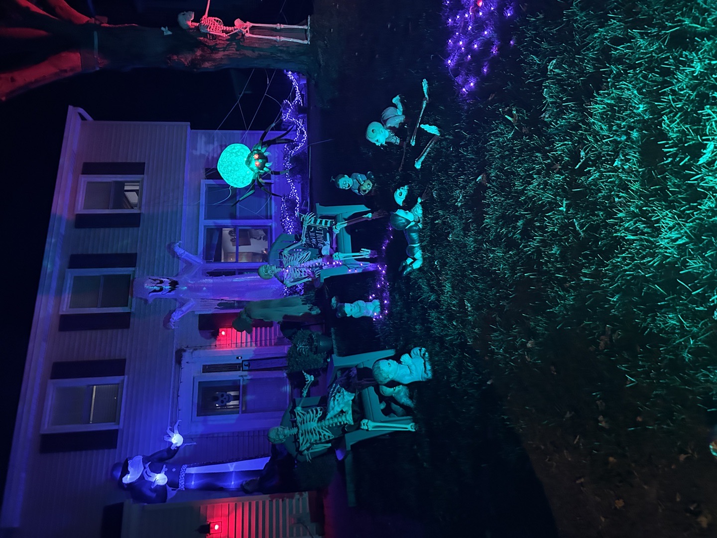 Bones and Inflatable Boos Halloween Haunt in Naperville, Illinois