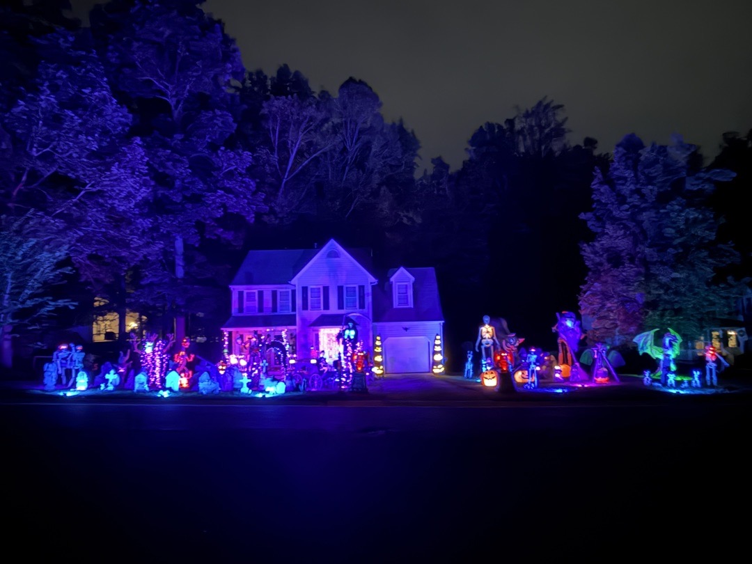 The amber forest “bottom of the hill house” in Midlothian, Virginia