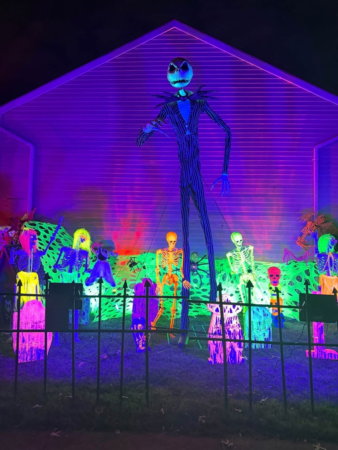 Giants Glow Party Drive-Through Haunt in Perry Hall, Maryland