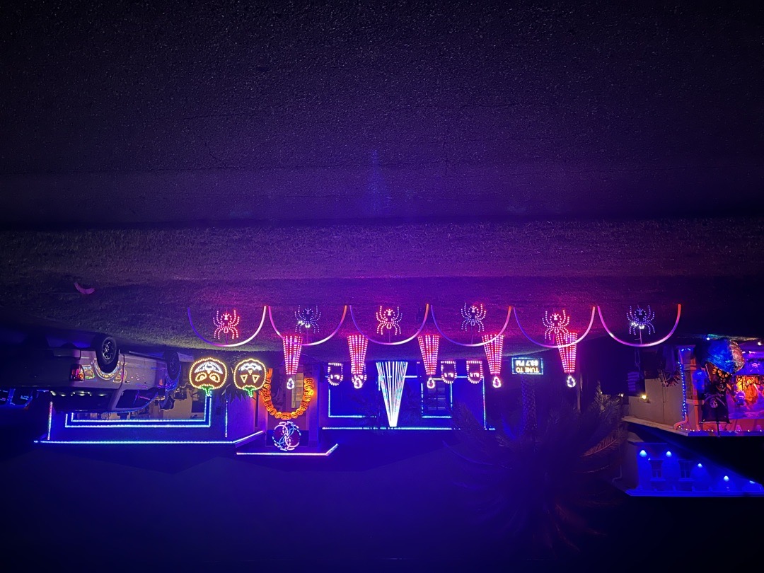 Stanley Family Lights Halloween Display in Cape Coral, Florida