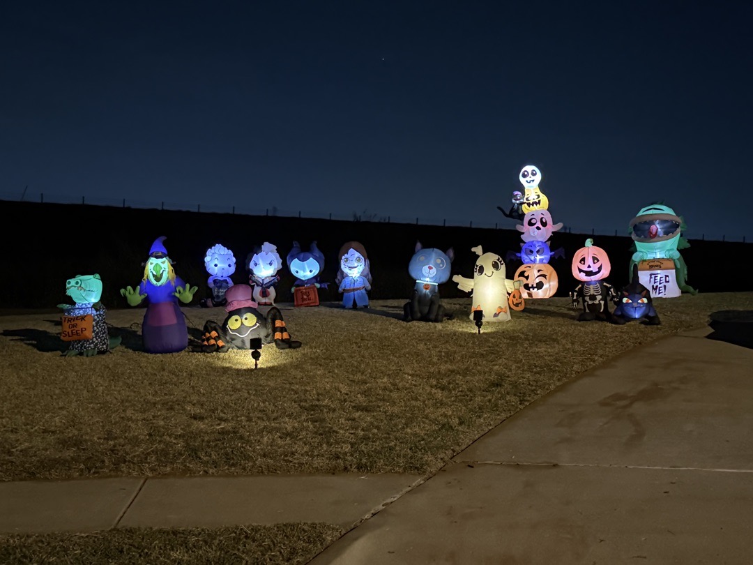Inflatable Spookies Halloween Display in Oklahoma City, Oklahoma