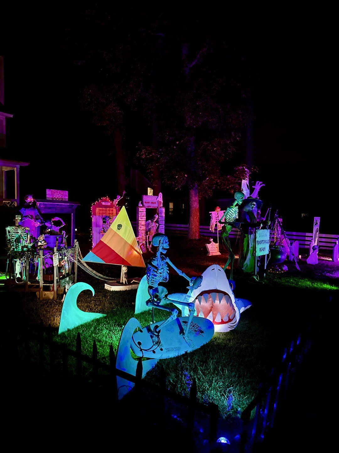 Frightsville Beach Halloween Display in Wilmington, North Carolina