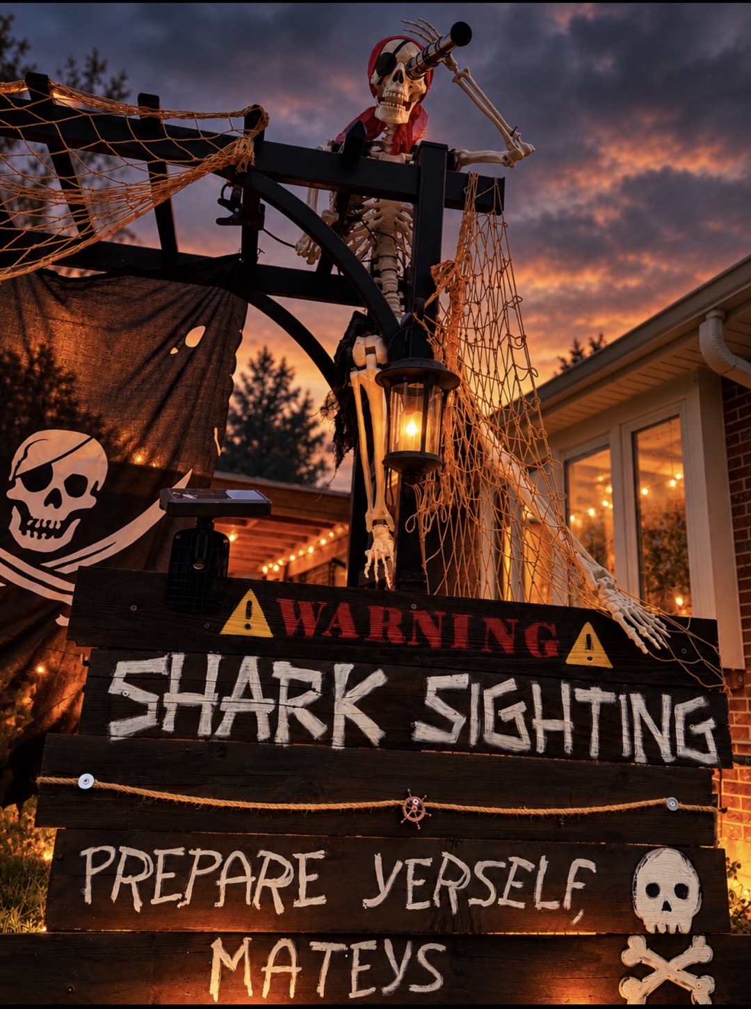 Sail The Haunted Seas (Pirate And Shark Theme)