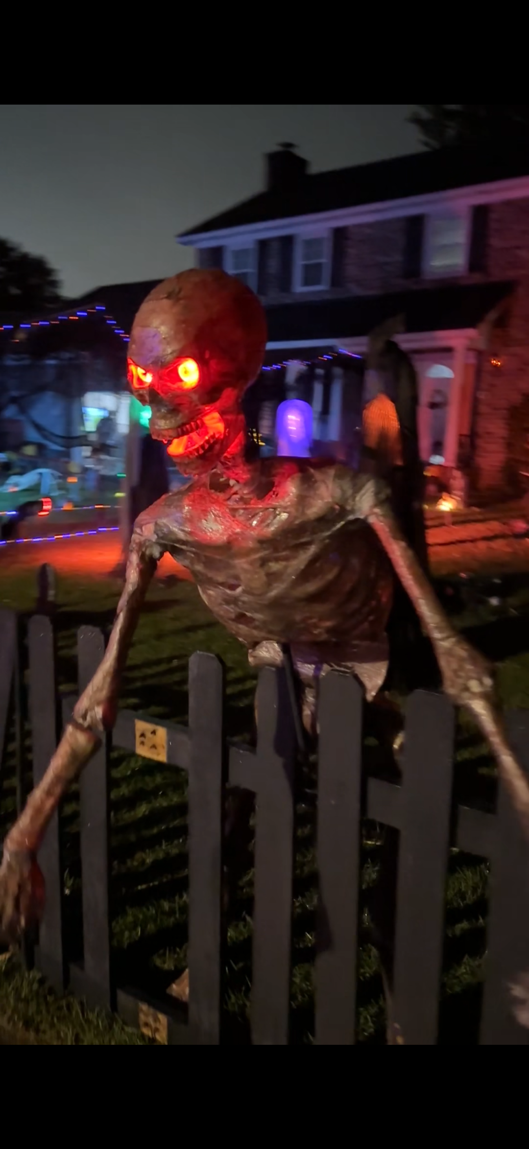 Spiders everywhere! Halloween Haunt in Hanahan, South Carolina