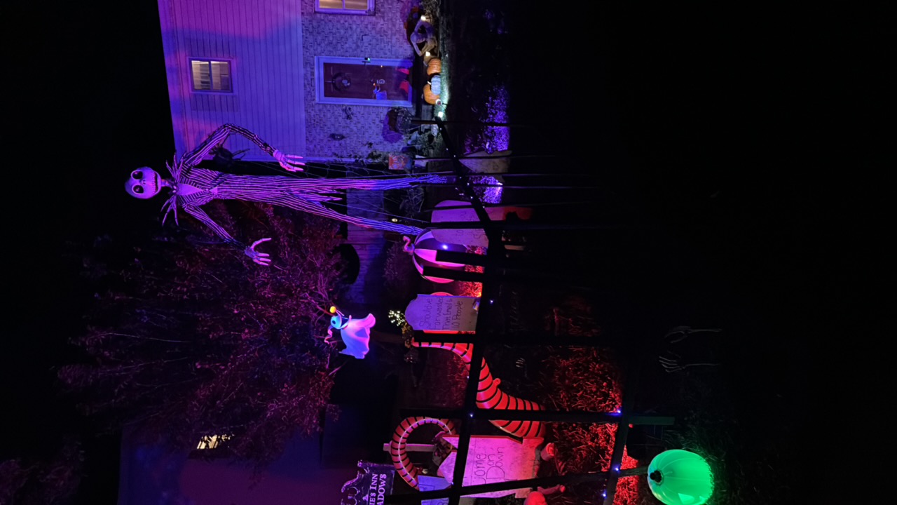 Oogie’s Inn Of Shadows Halloween Display in Lititz, Pennsylvania