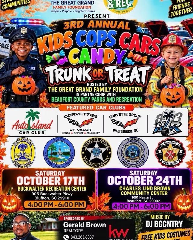 Trunk Or Treat - Beaufort County Parks & Rec Halloween Haunt in Bluffton, South Carolina