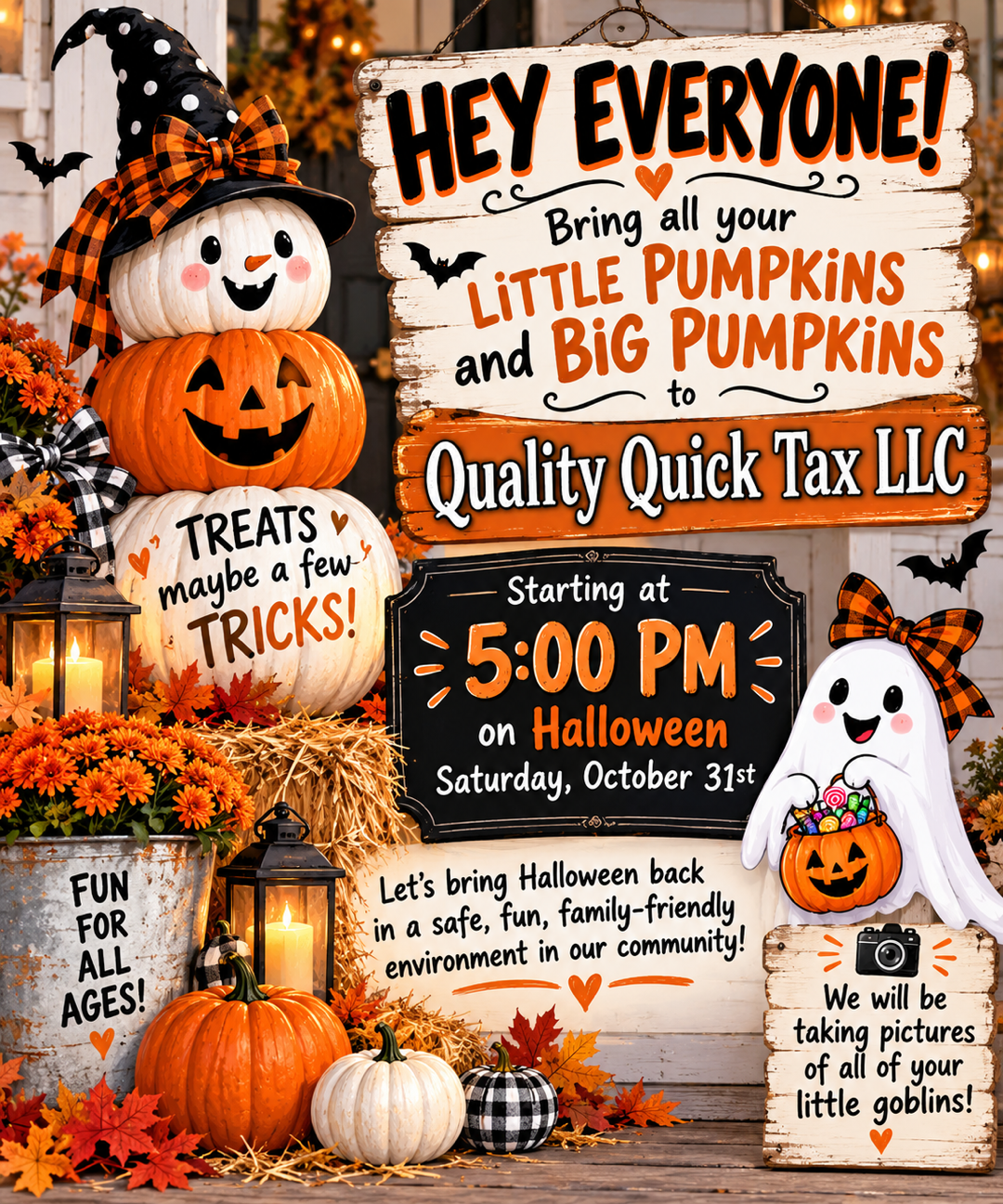 Halloween Candy Stop in Roanoke, Alabama