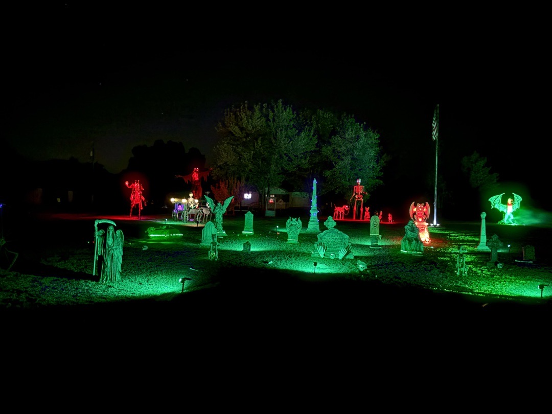 Stigler’s Halloween house in Stigler, Oklahoma
