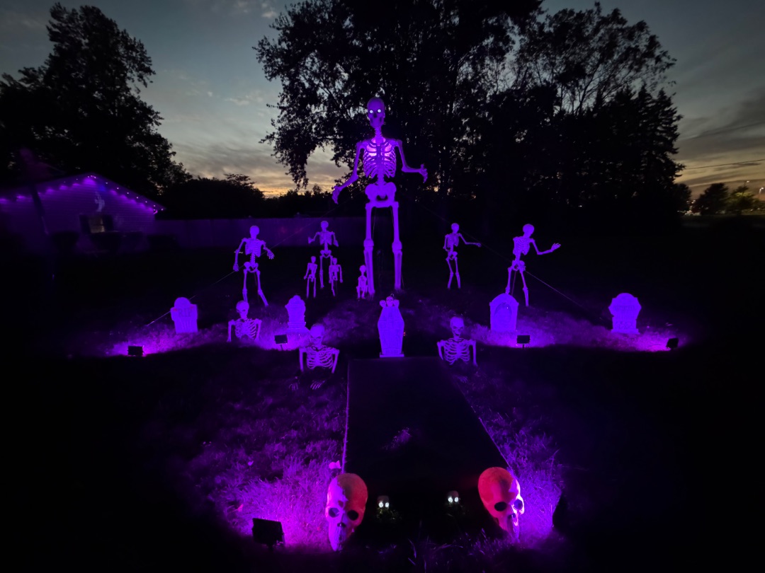 Purple Bones on Cain Halloween Haunt in Valparaiso, Indiana