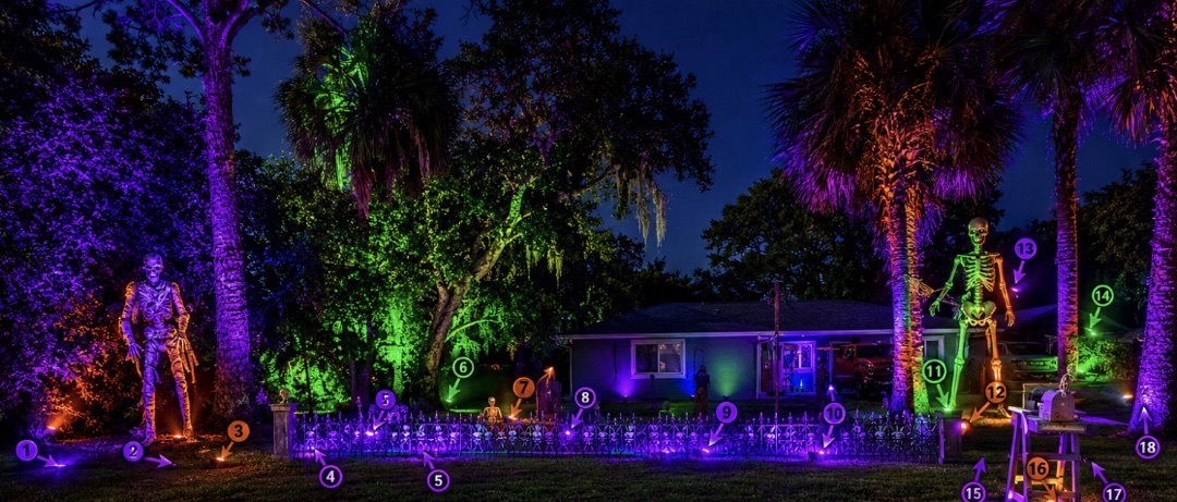 Arbor Lane Cemetery Halloween Haunt in Edgewater, Florida