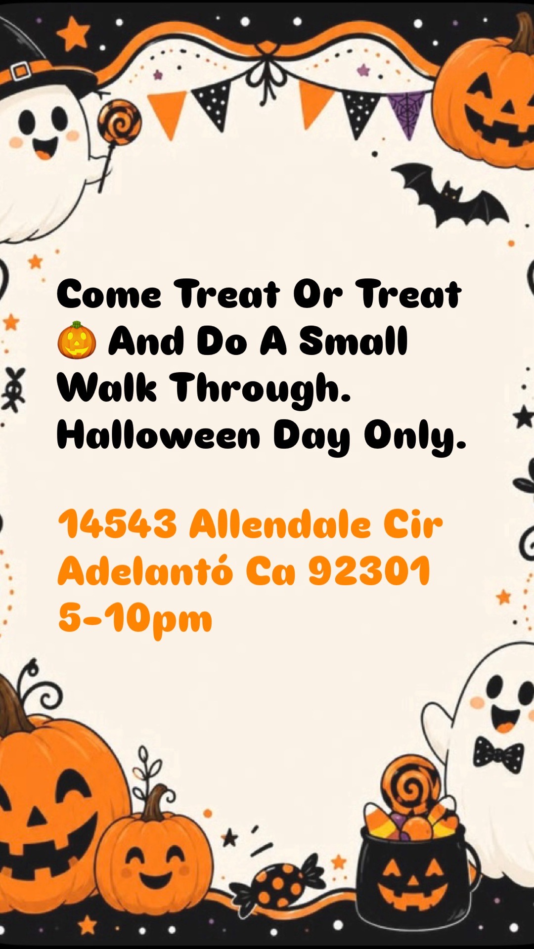 Trick-Or-Treat Haunted House in Adelanto, California