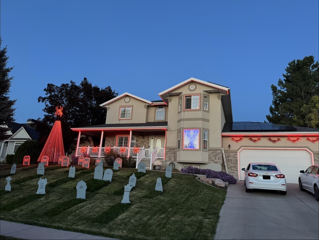 The Graveyard Lightshow in Providence, UT