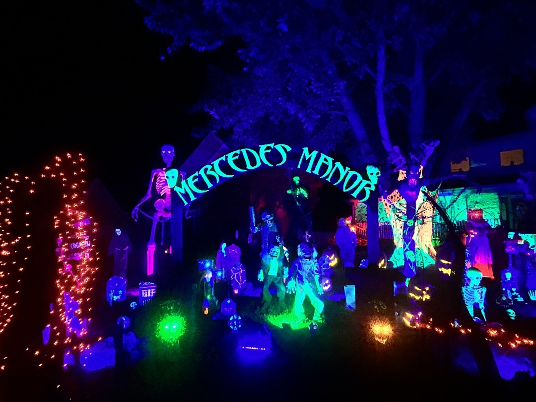 Mercedes Manor! Halloween Display in Portage, Indiana