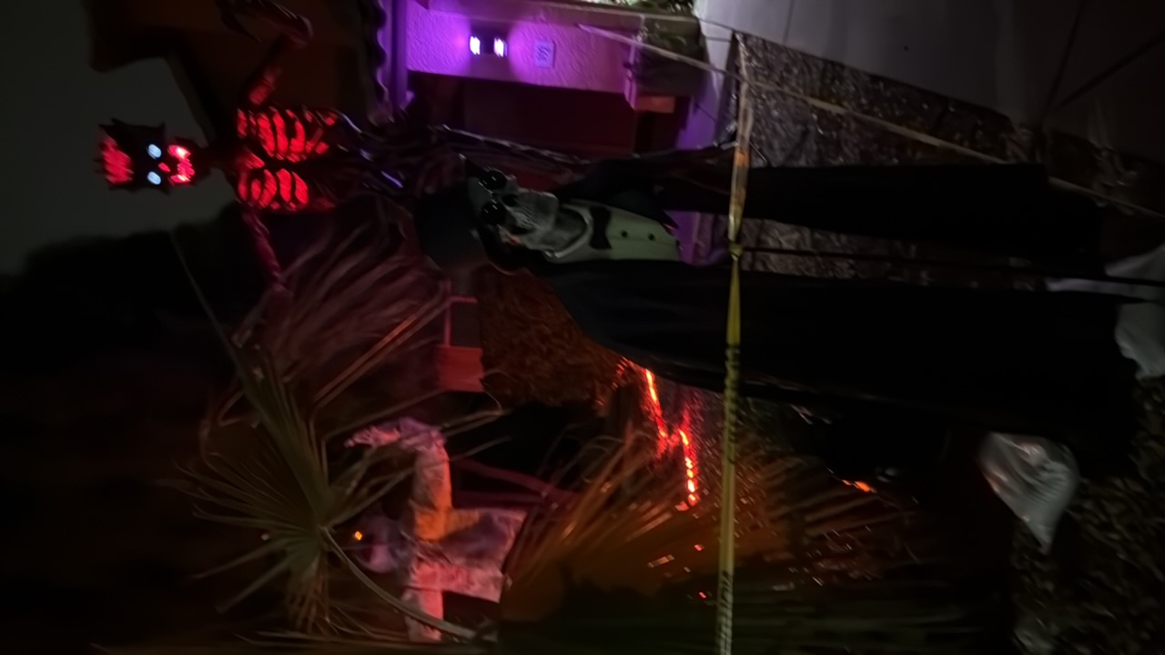 Candy and Bone Yard Halloween Display in Chandler, Arizona