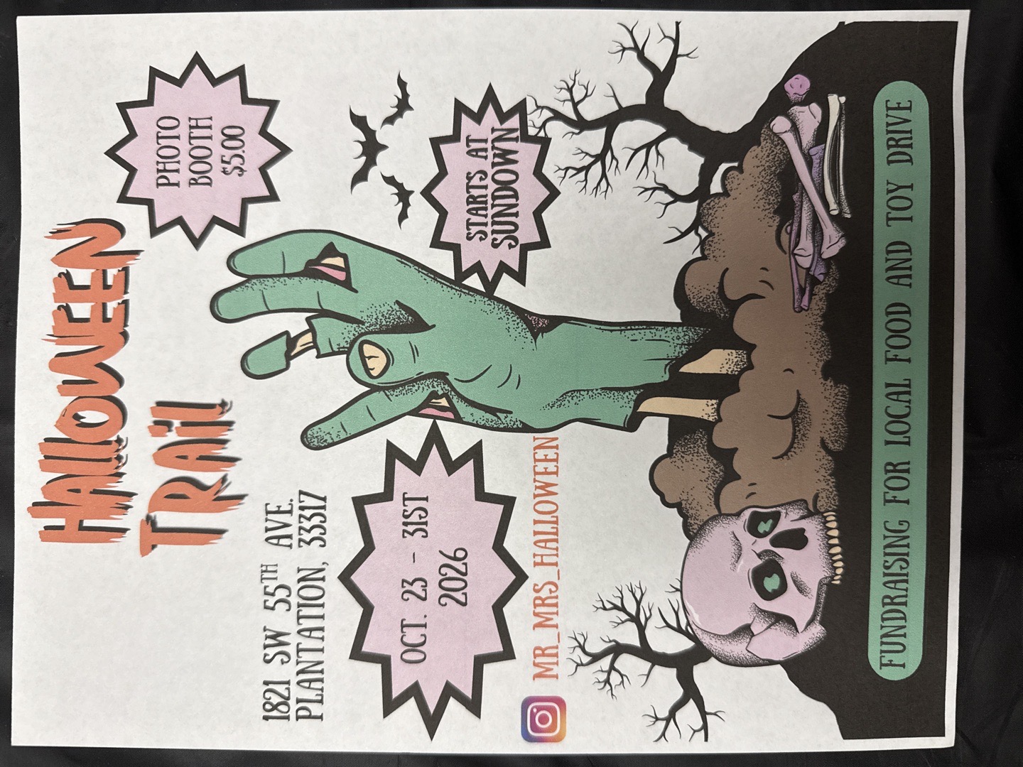 Haunted Mini Trail/Photo Booth Fundraiser