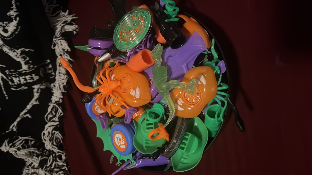 Allergy-Safe Toy Treat Bowl Halloween Haunt in Manteca, California