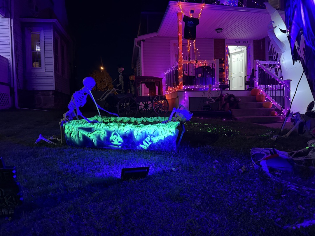 The Skeleton Overtime Shift Halloween Haunt in Prospect Park, Pennsylvania