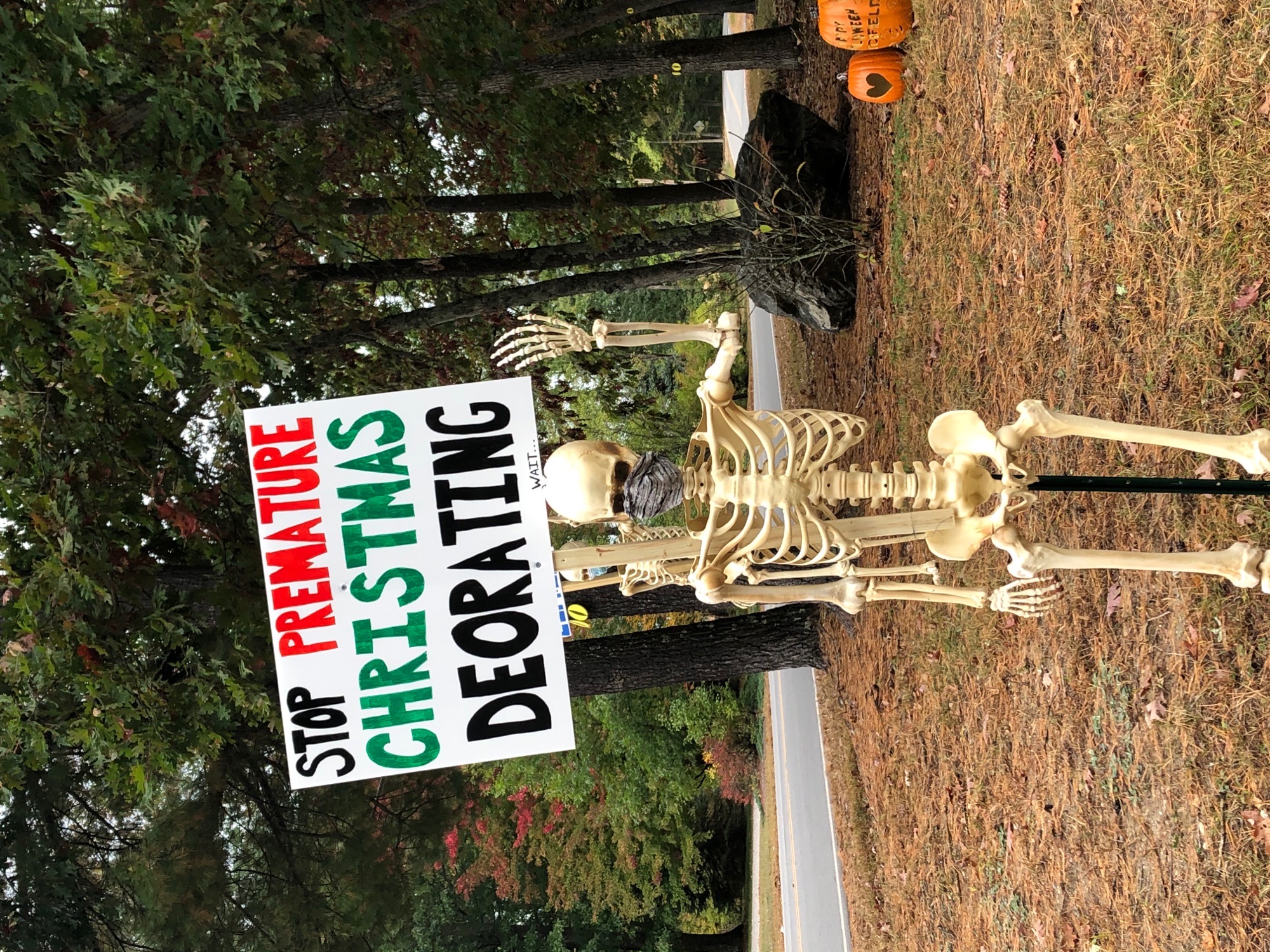 skelekins on parade — haunted house in Litchfield, NH