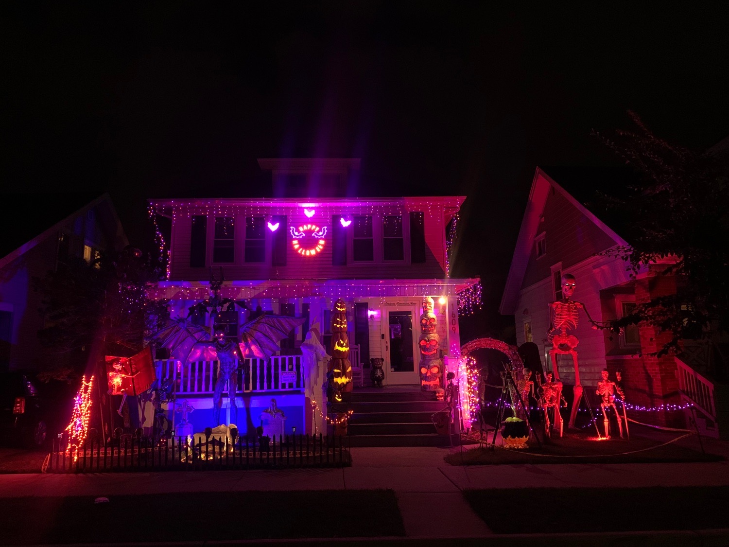 grave yard on grange — haunted house in Racine, WI