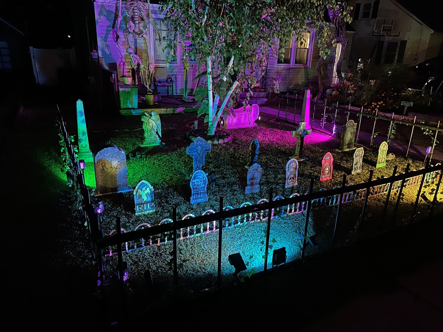 Tucker Family Halloween Display