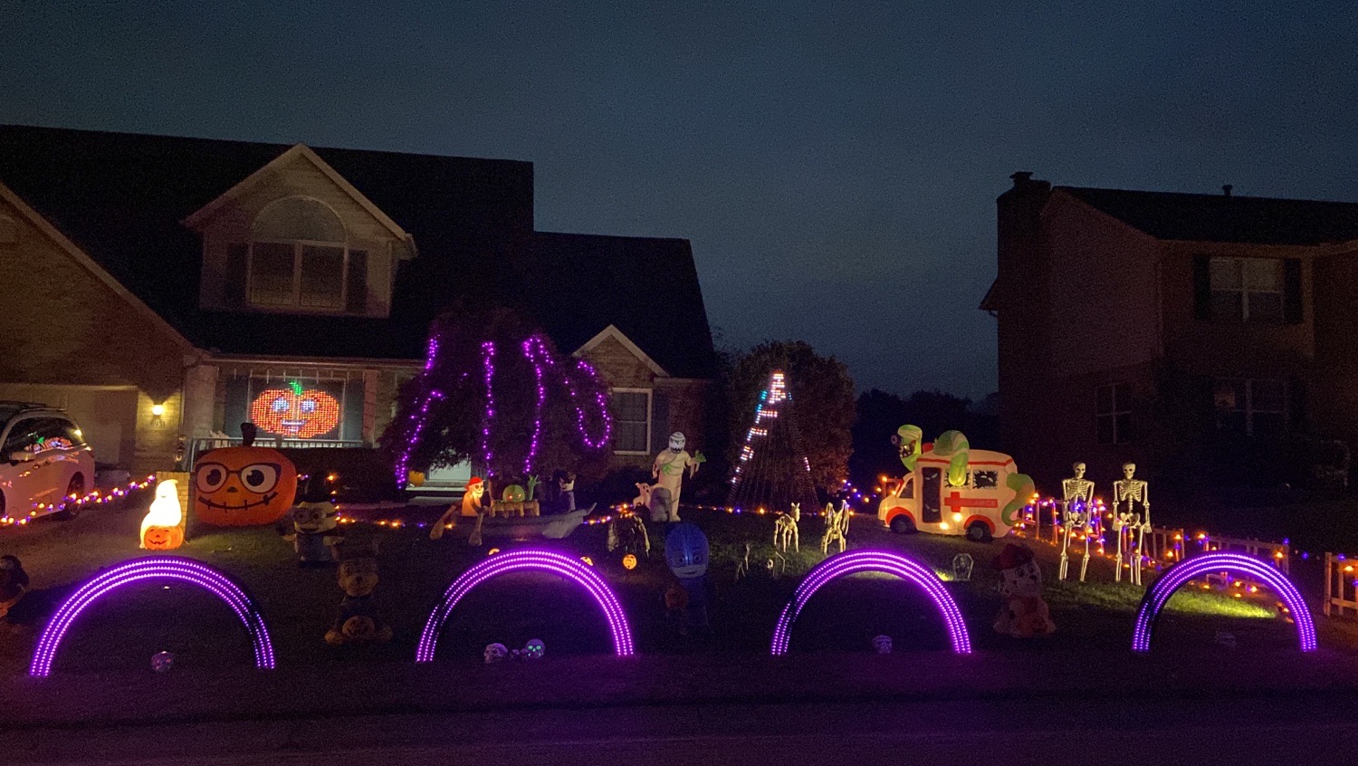 making memories Halloween display