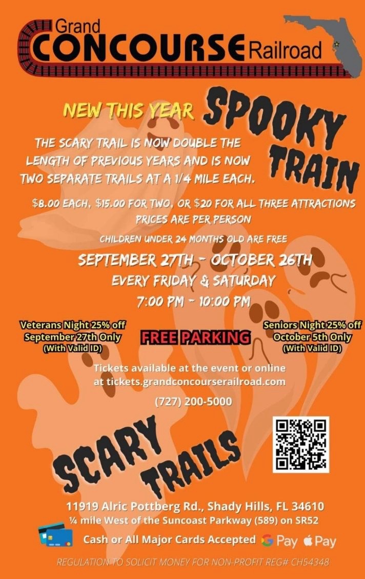 Spooky Train and Scary Trail