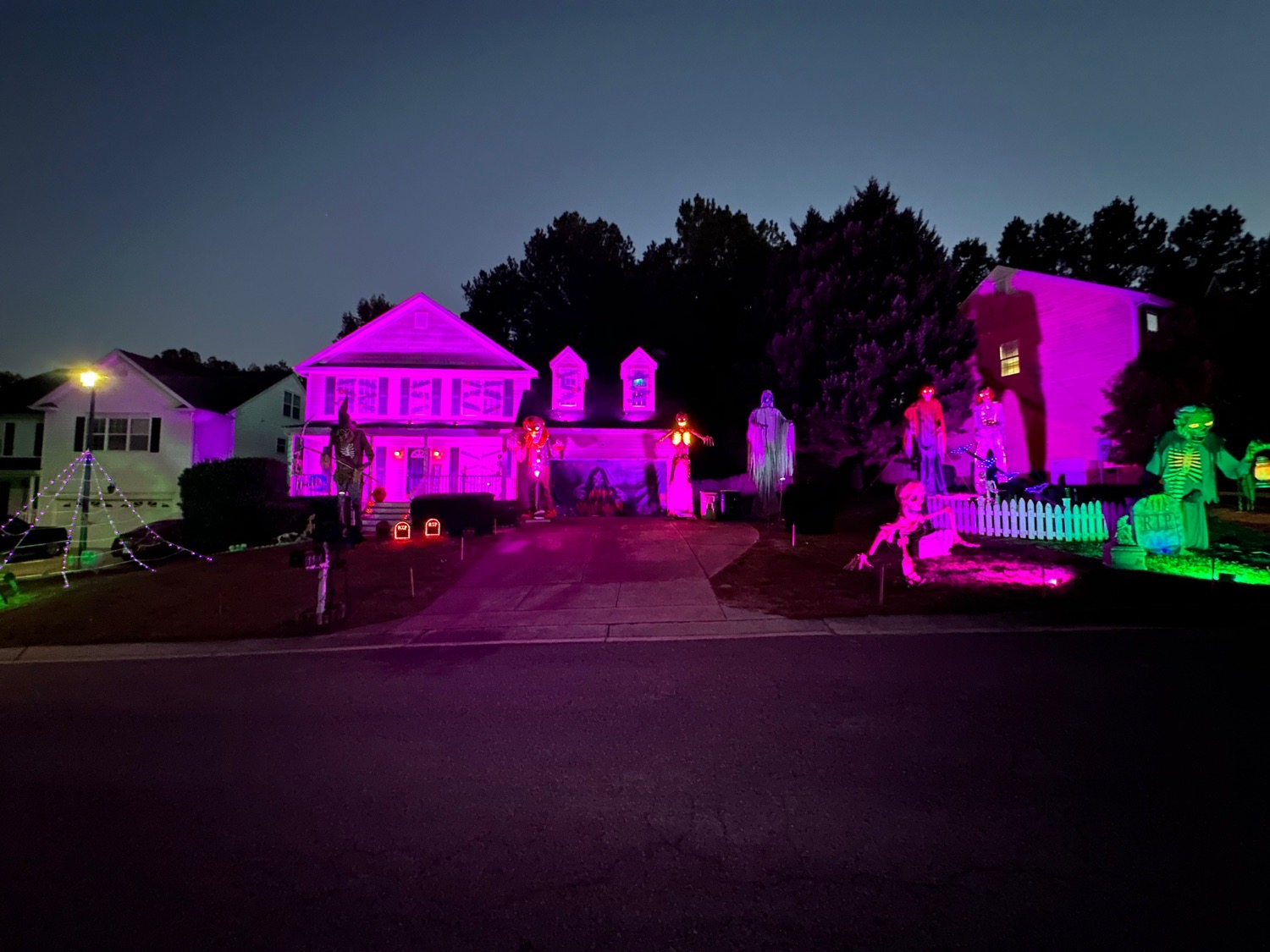 Wood Family Light Show
