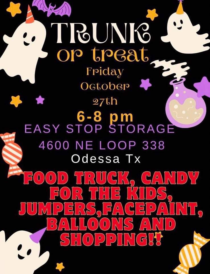trunk or treat shop and eat