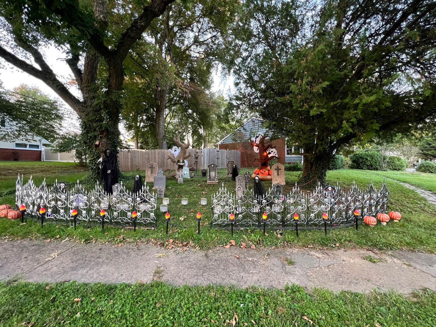 Fitz’s graveyard with a little not so spooky halloween
