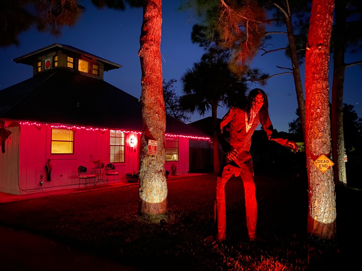 rob and Ada’s spooky front lawn