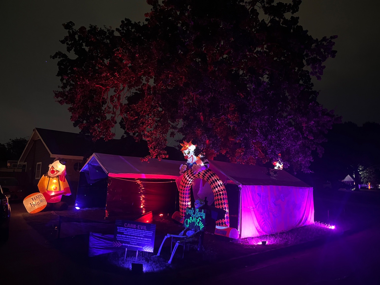 Arlington clown house
