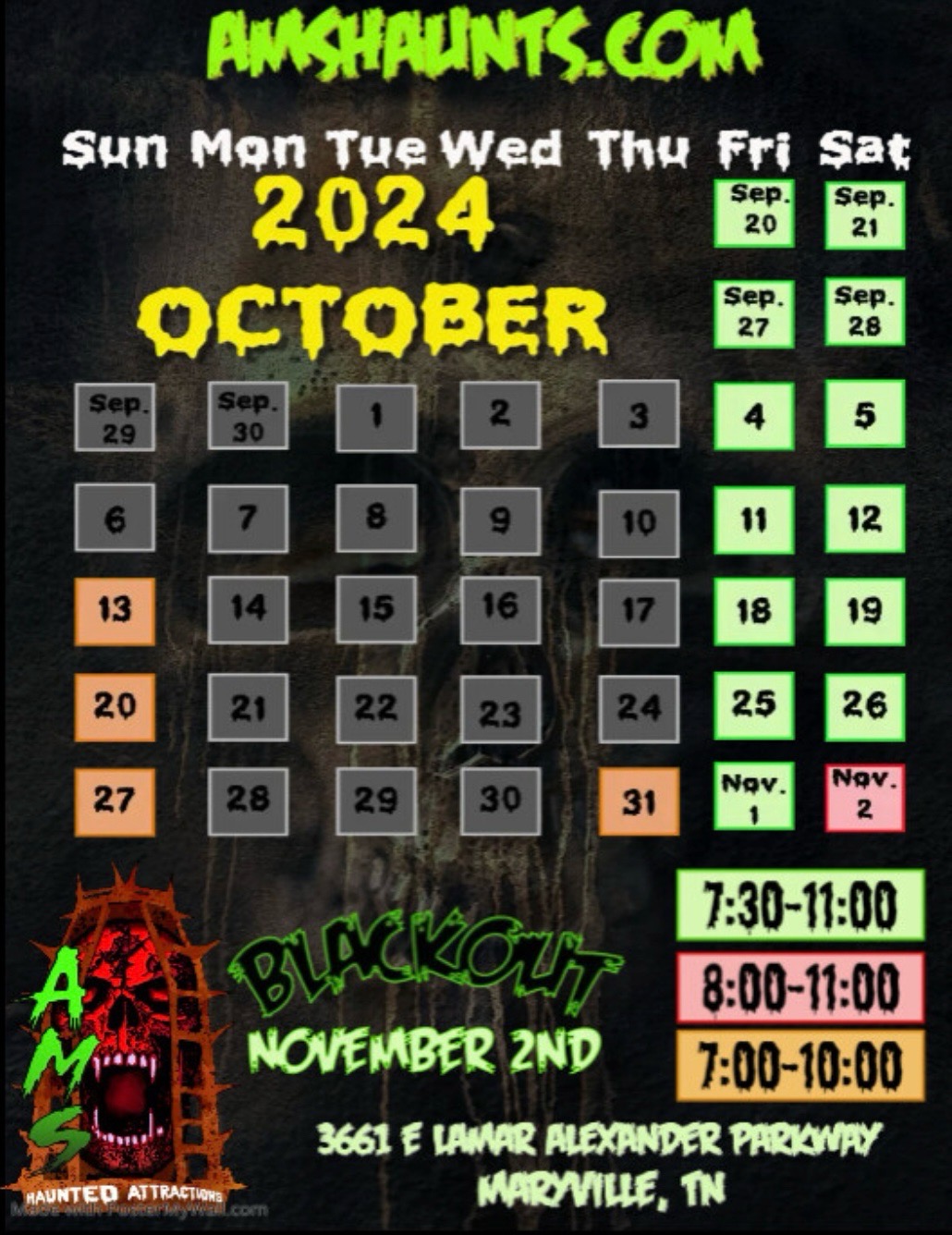 ams Haunted Attractions