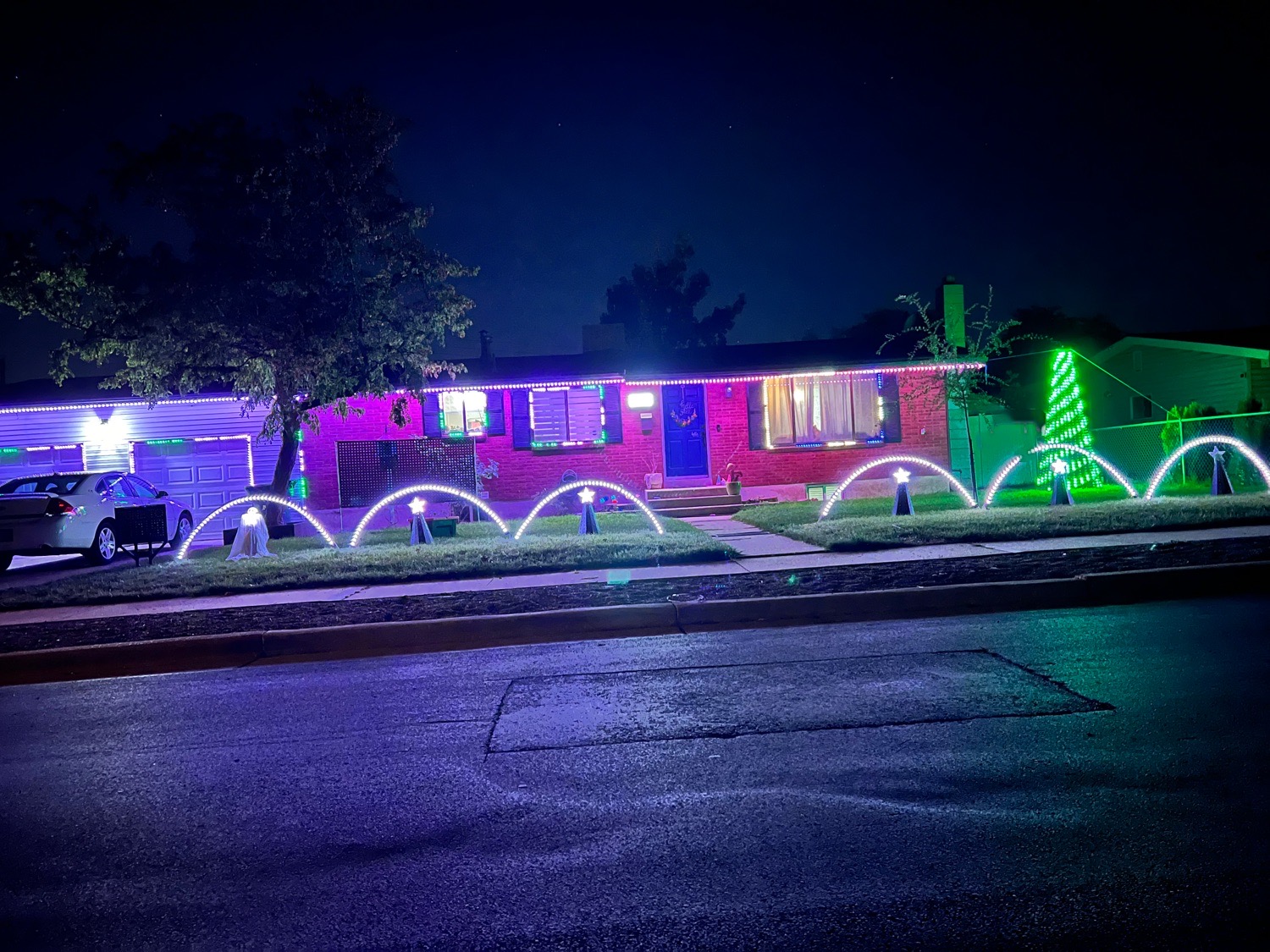 Seddell family light show