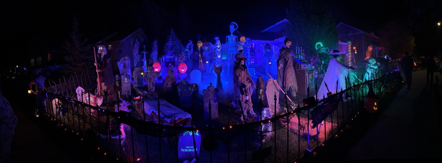 sun prairie Halloween house