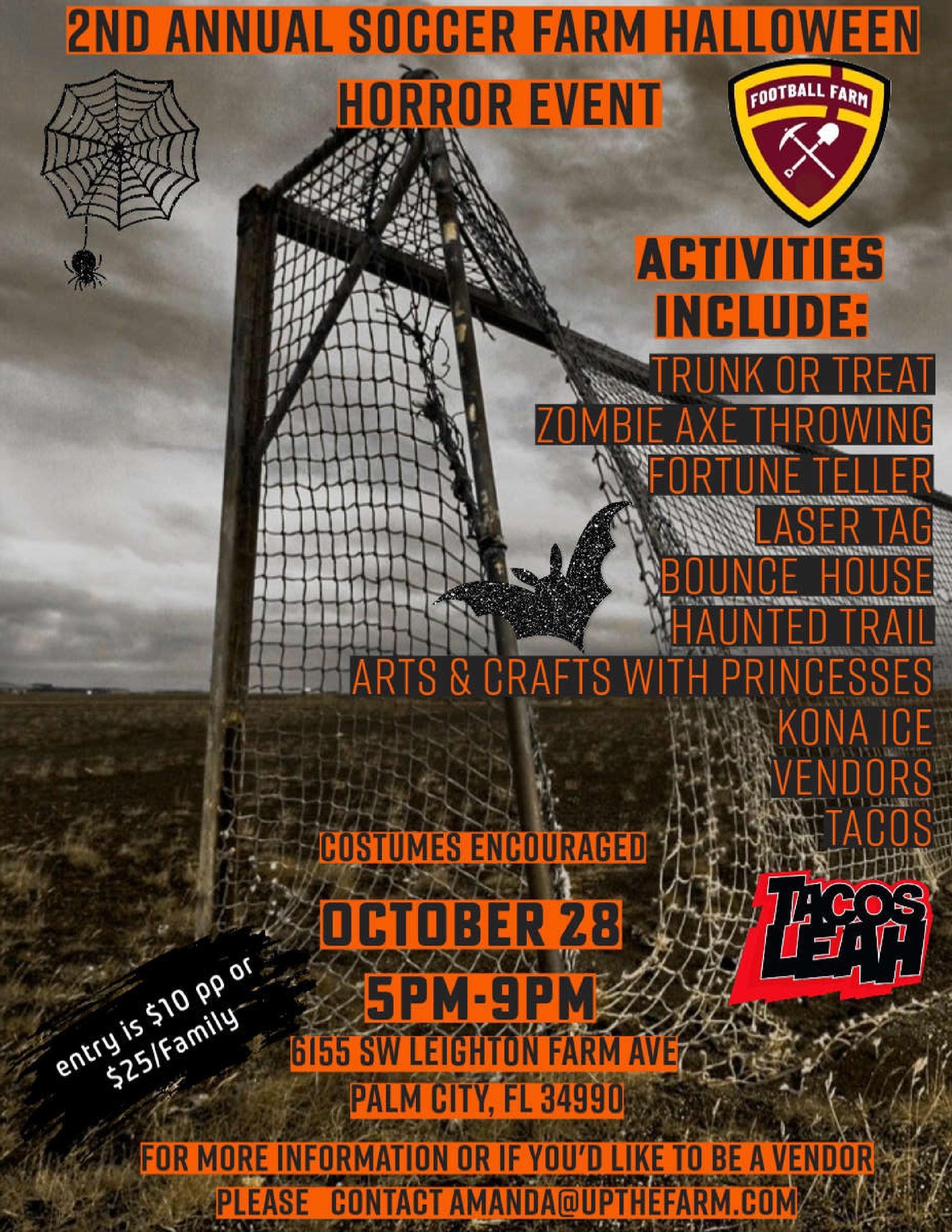 the Football Farm Haunted Trail