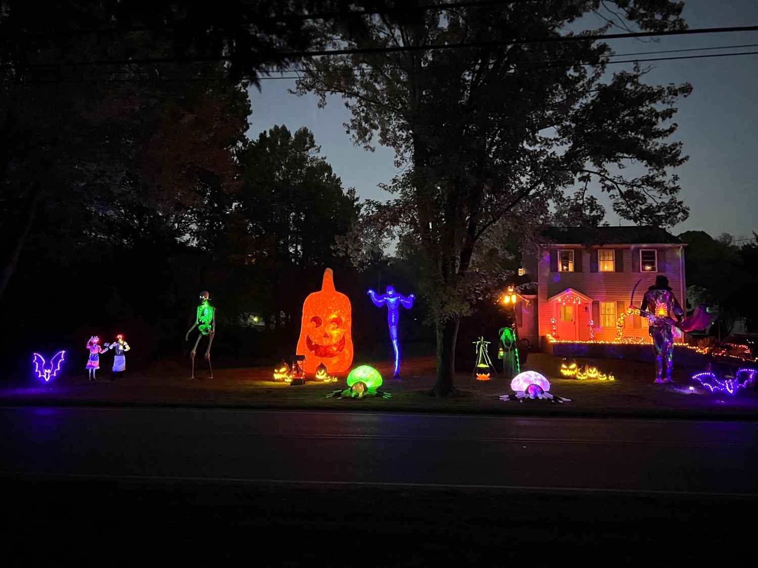 west Chester halloween Display