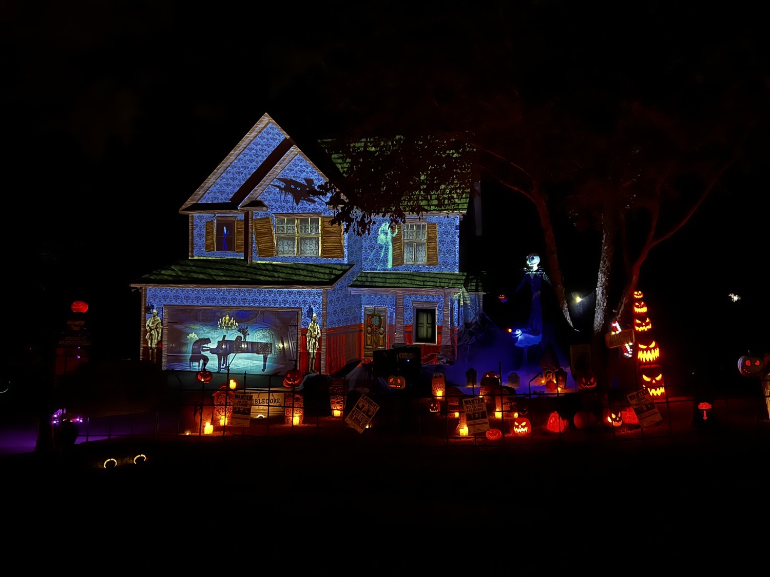Birch Creek Map Projection Light Show
