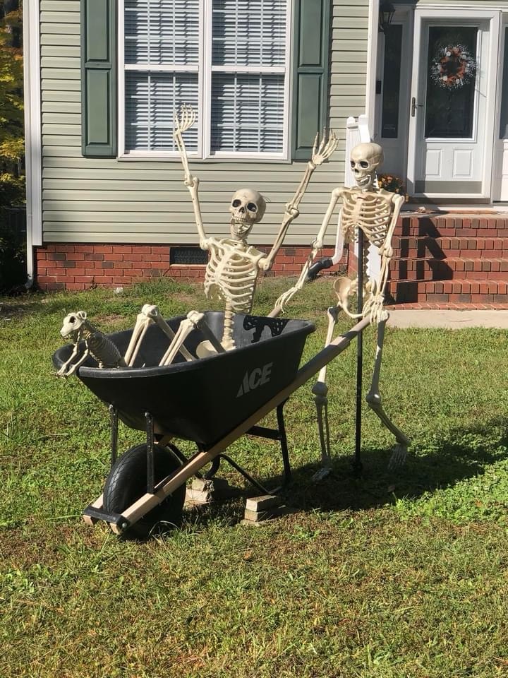 skeletons are alive in Whitley manor