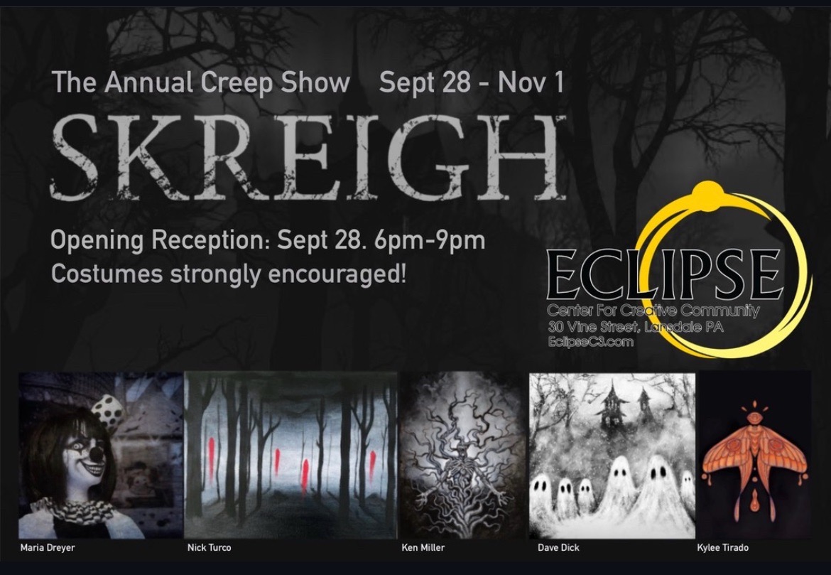 Annual creep show - gallery exhibit