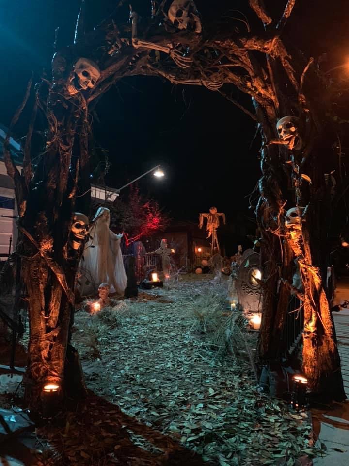 halloween graveyard