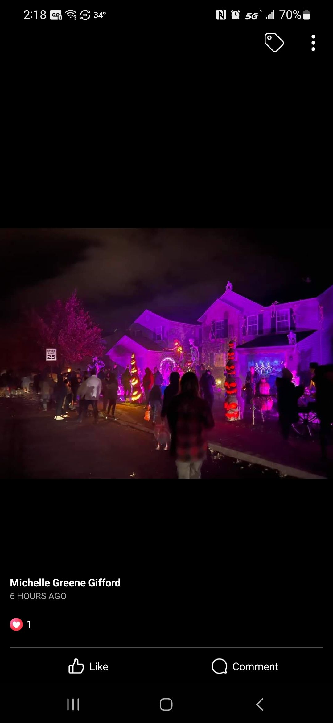 No bones about it Halloween Display in Easton, Pennsylvania