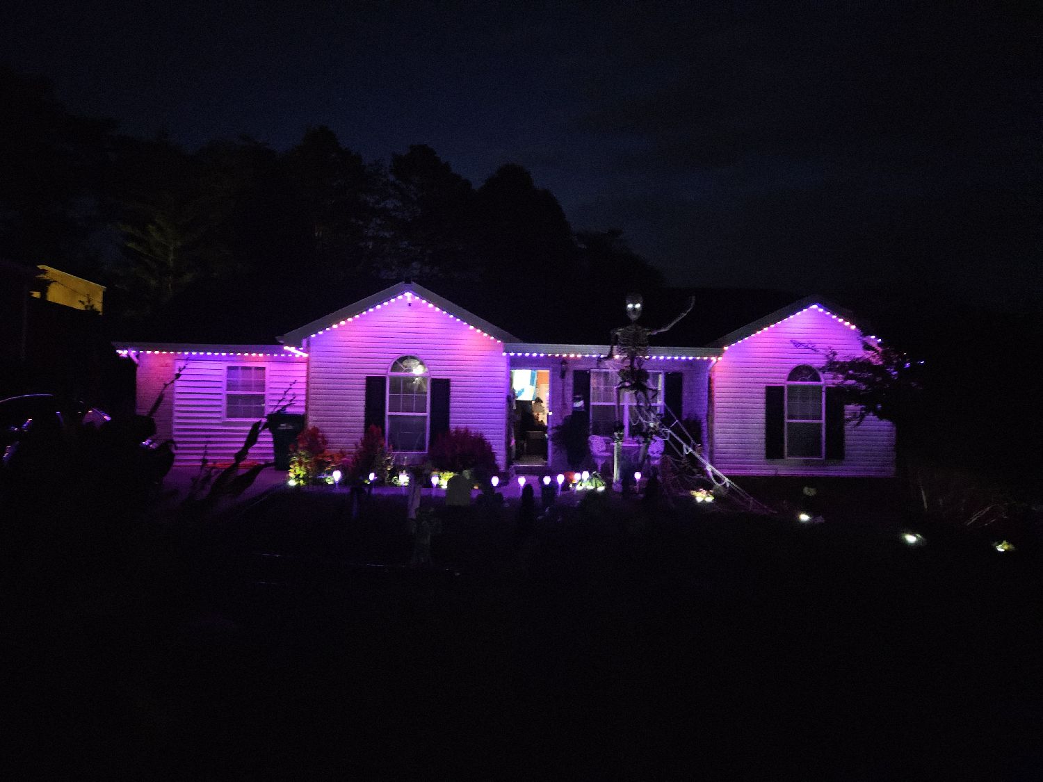 spooky Decorations , drive by and enjoy