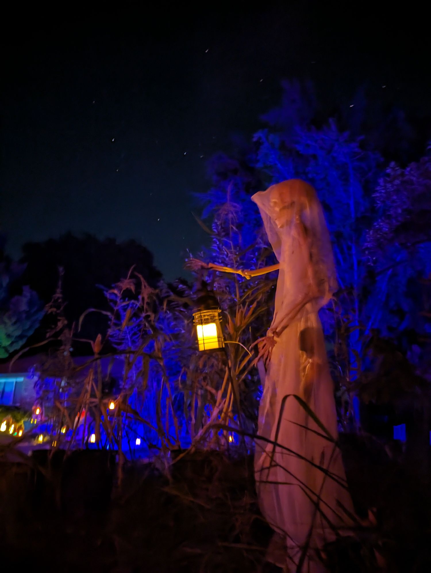 Widowmaker Lane Halloween drive through in Olivehurst, CA