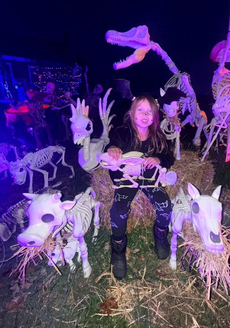 Bagdad boneyard Halloween Display in Leechburg, Pennsylvania